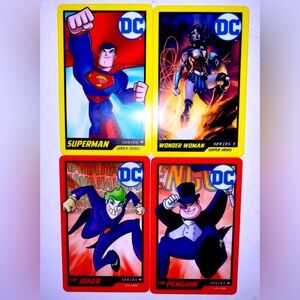 DC Comics Collectors Justice League Arcade Coin Pusher Plastic Cards